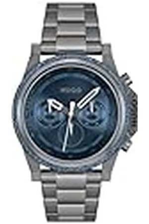 HUGO BOSS Analoog multifunctioneel kwartshorloge voor heren, #Brave-collectie met roestvrijstalen armband, , armband