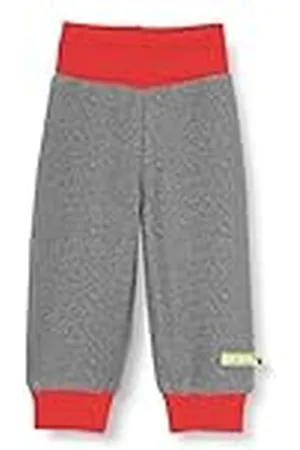 loud + proud Unisex kinderslang fleece broek, , 62-68