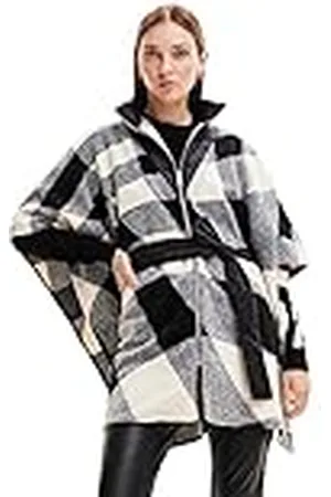 Desigual Dames Poncho_Wolgery Milan, , één maat, , One Size