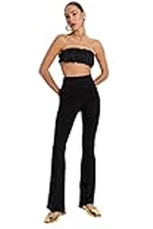 Trendyol Black Flare Knitted Pants Dames Shorts, ., M