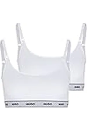 HUGO BOSS Dames Twin Stripe Bralette (verpakking van 2)