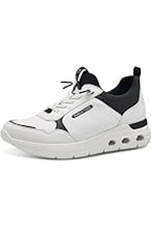 Marco Tozzi Damessneakers, wit/zwart, 40 EU, , 40 EU