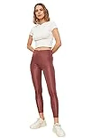 Trendyol Dames lichte disco gebreide legging, , XS