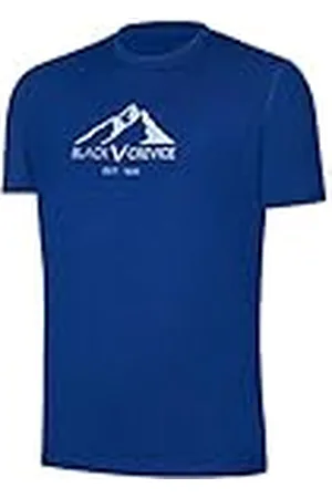 Black Crevice Heren Merino T-shirt I hoogwaardig merino shirt I heren T-shirt van 70% merinowol & 30% PES I temperatuurregulerend T-shirt heren I Mulesingvrij shirt voor heren, , XL