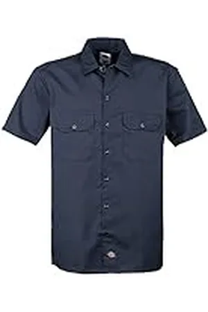 Dickies Heren werk werkkleding shirt, blauw , XXX-Large, Blauw (donkerblauw), 3XL