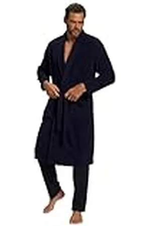 JP 1880 Heren grote maten grote maten Menswear L-8XL badjas, homewear, sjaalkraag, badstof, tot 8XL 702388, donkermarine, 6XL