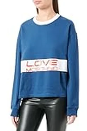 Moschino Dames Flared Fit Long-Sleeved Sweatshirt, , 38