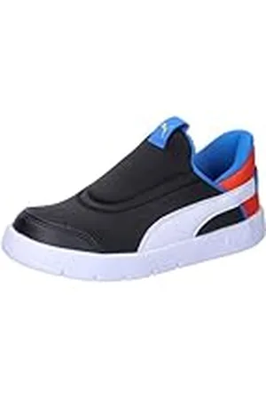 PUMA CourTFLEX V3 Ease IN INF, uniseks babyschoenen, zwart/wit, 24 EU, Zwart//Wit/Rotmazing, 24 EU