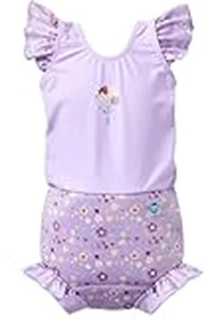 Splash Happy Nappy Zwempak met ruches, Lilac Spring, 6-12 maanden