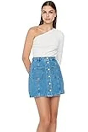 Trendyol Dames Mini A-lijn A-lijn Denim Rok, , 62