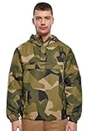 Brandit Summer Windbreaker, regenjas, anorak, trainingsjas, maat S tot 5XL, Zweeds Camo M90, 5XL