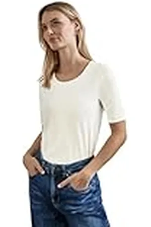 Street one T-shirt met ronde hals, , 42