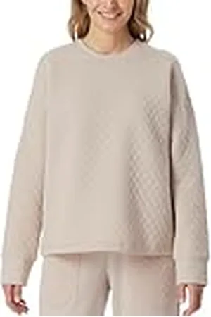 Schiesser Dames sweatshirt lange mouwen katoenmix + Relax nachtjapon, , 40