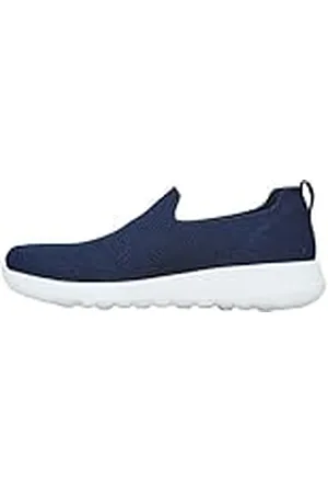 Skechers Womens Go Walk Max-athletic Air Mesh Slip on Walking Shoe Sneaker, Navy/White/White, 9.5 X-Wide US