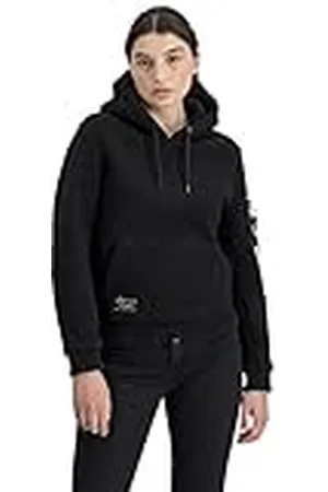 Alpha Industries Teddy Hoody Sweat met capuchon voor dames Black