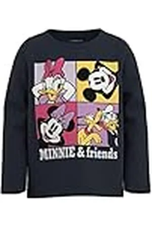 NAME IT Nmfjujun Minnie Ls Top Noos Wdi Shirt met lange mouwen voor babymeisjes, , 80 cm