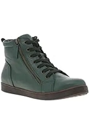 Andrea Conti High Top sneakers voor dames, dennengroen, 39 EU, , 39 EU