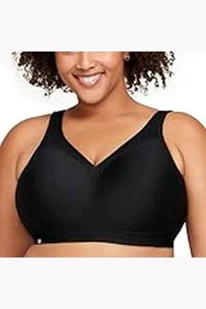 Glamorise Vrouwen Plus Size MagicLift Naadloze Sport BH Draadloos 1006, , 115J