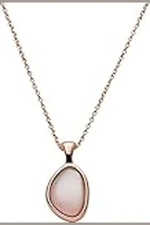 Skagen Agnethe Roségoudkleurige Roestvrijstalen Parelmoer Hangerketting