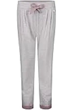 Short Stories Damesbroek, mesh pyjamabroek, naturel melange, normaal