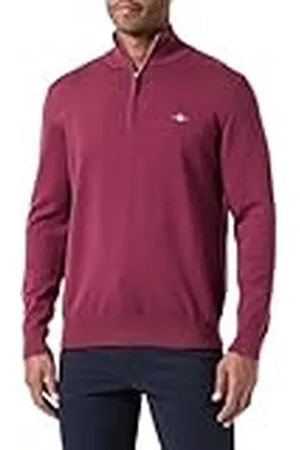 GANT Klassieke katoenen halve rits, , S