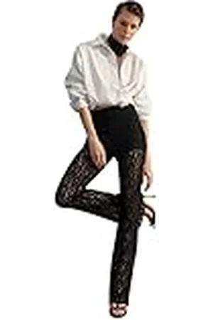 Trendyol Vrouwen hoge taille flare been wijde pijpen broek, ,38, , 36