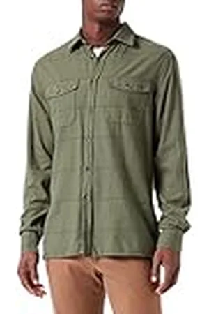 7 for all Mankind Overhemd voor heren, katoen, wol, flanel, geruit shirt, , S