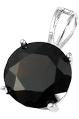 Akzent Accent dameshanger roestvrij staal met donkerbruine steen 1 cm 006295000012