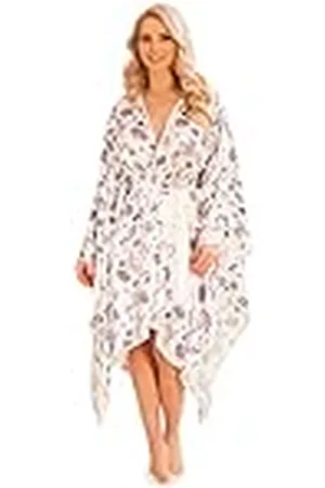 Kalimo Dames Hulhule badjas, natuur, maat XL gewaad, X-Large, , XL