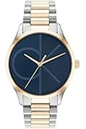 Calvin Klein Analoog kwartshorloge voor heren en dames, collectie Iconic, verkrijgbaar met een roestvrijstalen armband in schakel- of mesh-design, , armband