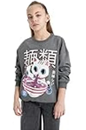 DeFacto Sweatshirt voor meisjes, , 8-9 Jaar