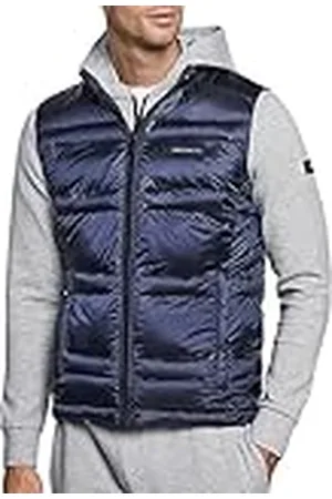 Hackett Heren HS Feather Gilet, Blauw (marine), XXL, , XXL