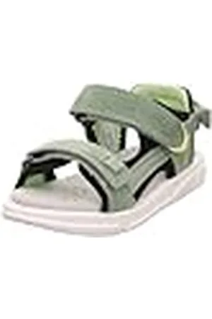 Superfit Jongens pixie sandaal, lichtgroen zwart 7500, 28 EU