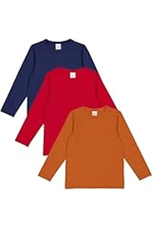 Green Cotton Uniseks blouse, Tango/Marmalade/Academy, 116 cm