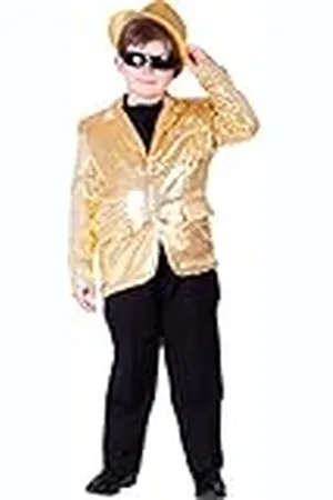 Dress up America Volledig gevoerd Gold Sequin Jacket For Kids