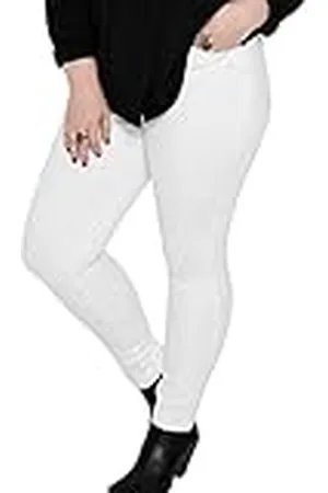 ONLY Dames Caraugusta Hw Skinny White Noos Jeans, , 42W / 32L