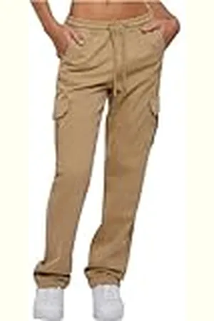 Urban classics Damesbroek dames High Waist Twill Cargo Pants S, , S