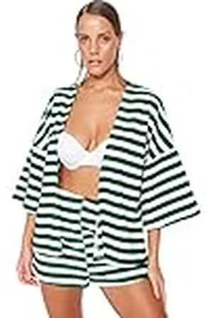 Trendyol Dames Kimono & Caftan-Wit-Regular Fit, , S