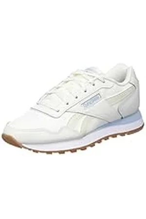 Reebok Glide hardloopschoenen voor dames, Krijt Classic Beige Zacht Blauw, 37 EU