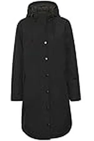 Kaffe Dames Jas Parka Outerwear Hooded Lange Mouwen Longline, , 34