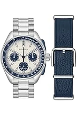 BULOVA Analoog kwartshorloge voor heren, met roestvrijstalen armband 98K112, , armband