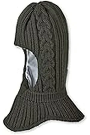 Sterntaler Uniseks sjaalmuts voor kinderen, gebreid vlechtpatroon, muts, , 49 cm
