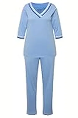 Ulla Popken Dames, grote maten, pyjama, sportief, , 42-44