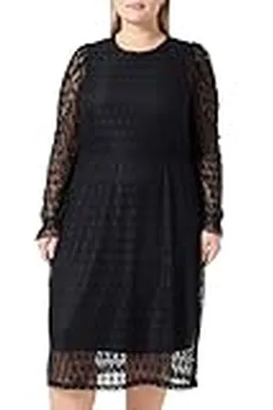 ONLY Caremila Ls Lace Dress JRS mini-jurk voor dames, , 50-52 Grote maten