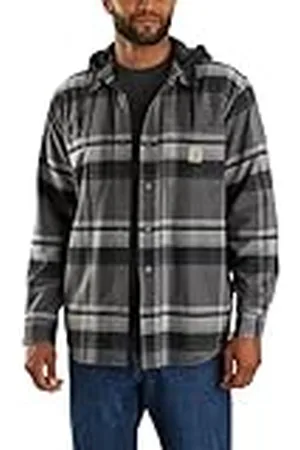 Carhartt Overgangsjas voor heren, flanel, sherpa-Lined Hooded, kleur: , maat: 2XL, , XXL