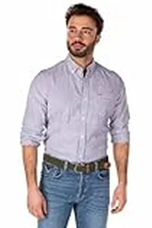 NZA Flaxmere Traditional Navy L herenoverhemd, , L