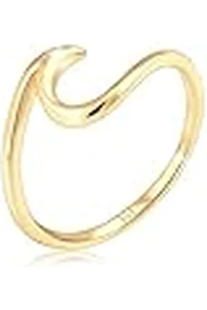 Elli Ring Dames Golven Optiek Trend in 925 Sterling Zilver