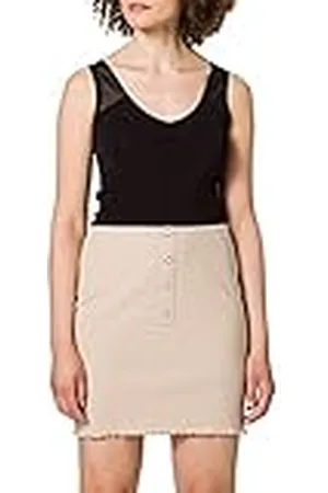 NA-KD Babylock rok met ruches voor dames, , 68