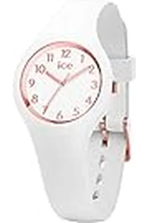 Ice-Watch ICE glam White Rose-Gold Numbers - Dameshorloge met siliconen band - 015343 (Extra Small)