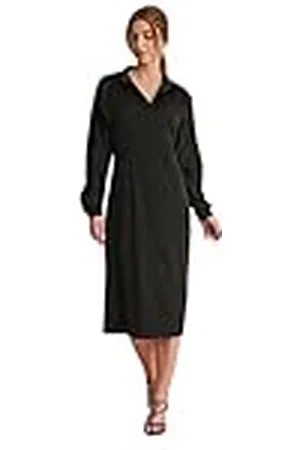 NA-KD Midi-jurk met knopen voor dames, casual, , 36